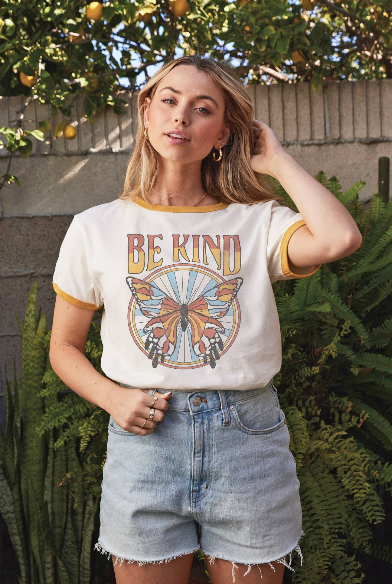Be Kind Ringer Graphic - Adult & Kids T-Shirts, Sweatshirts & Hoodies apparel design preview 1