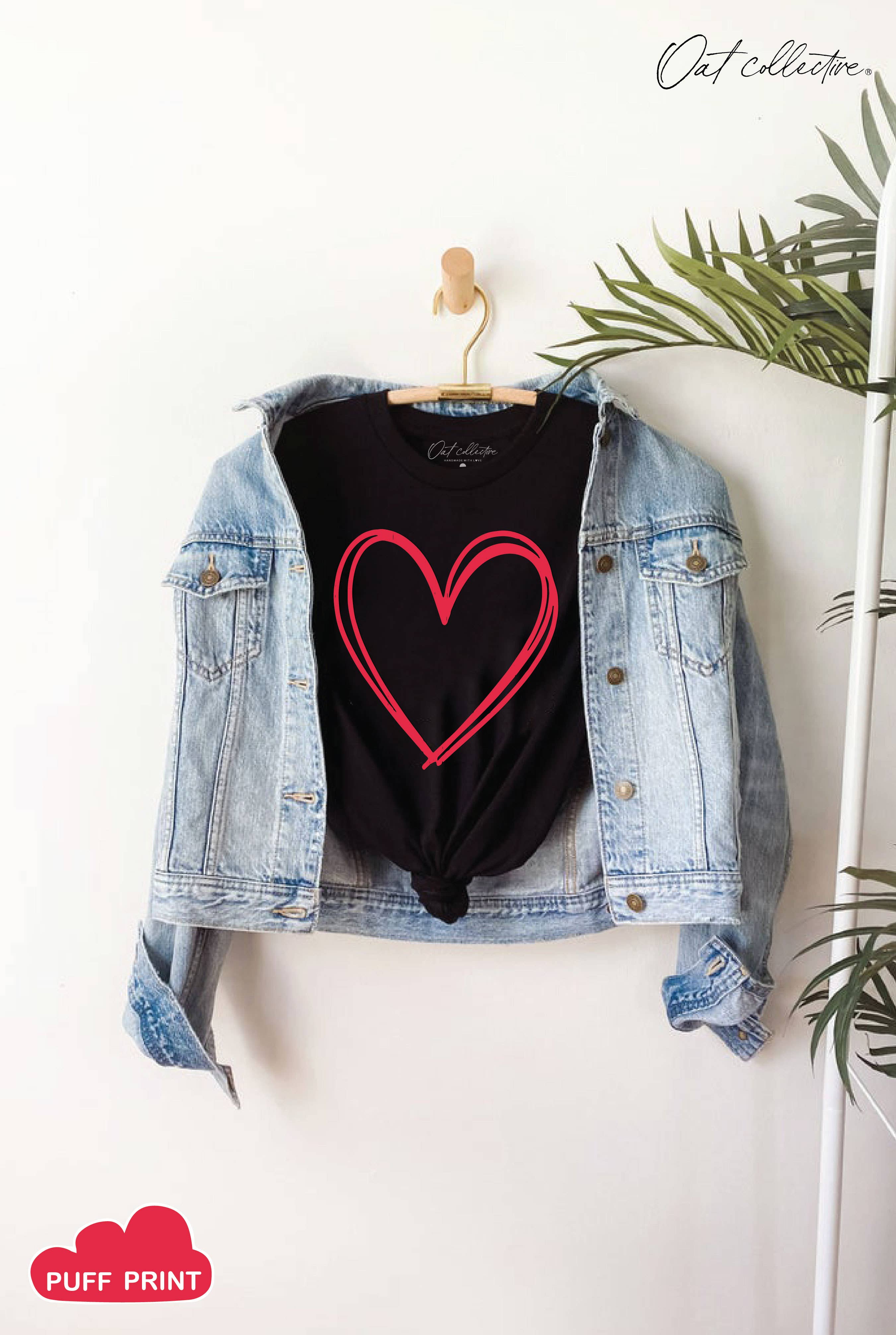 Heart Puff Graphic - Adult & Kids T-Shirts, Sweatshirts & Hoodies apparel design preview 1