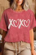 Xoxo Love Valentines Day Mineral Graphic - Adult & Kids T-Shirts, Sweatshirts & Hoodies apparel design preview 1