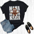 Football Mama Coquette Bow Graphic - Adult & Kids T-Shirts, Sweatshirts & Hoodies apparel design preview 1