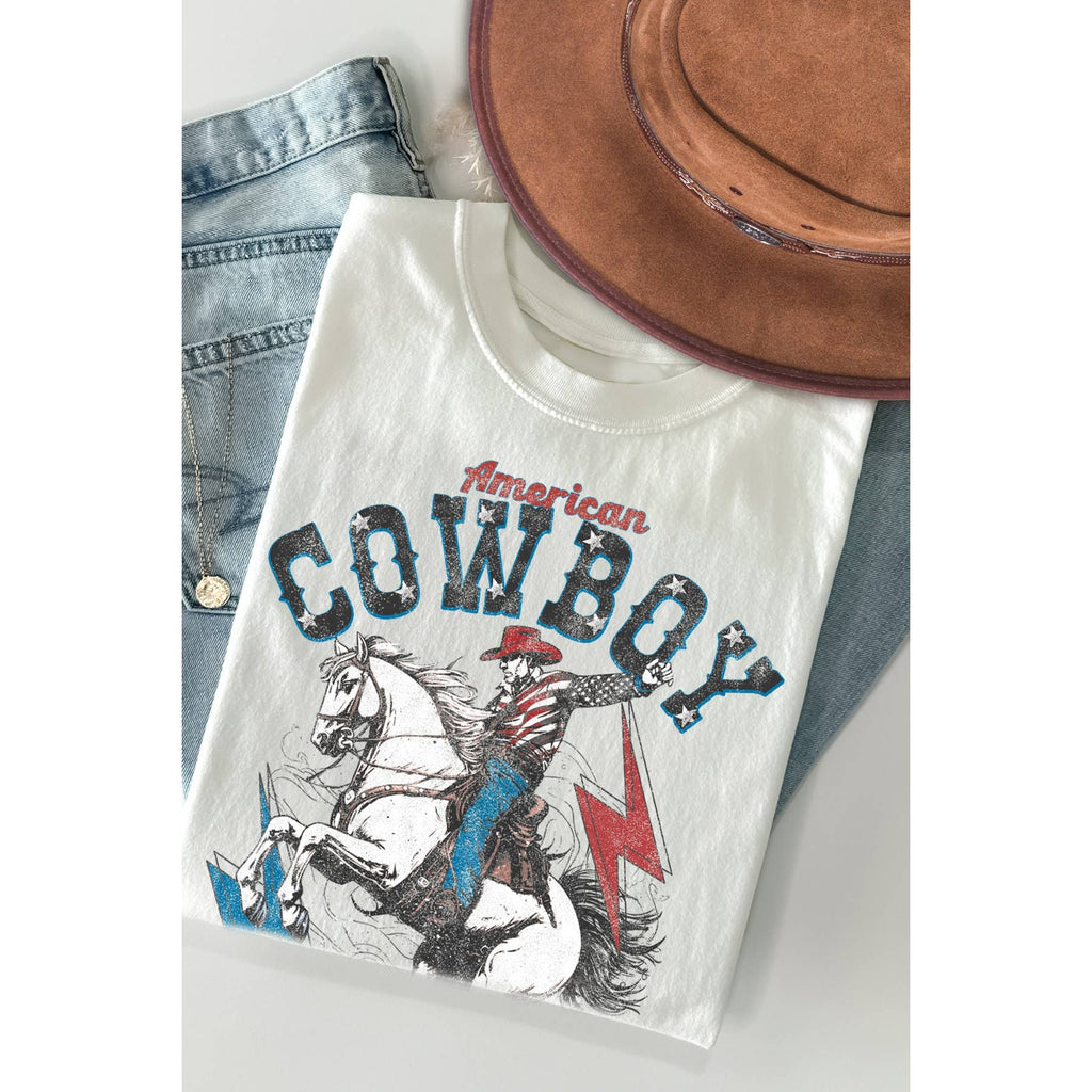 American Cowboy - Adult & Kids T-Shirts, Sweatshirts & Hoodies apparel design preview 1