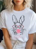 Happy Easter Bubble Gum Rabbit Graphic - Adult & Kids T-Shirts, Sweatshirts & Hoodies apparel design preview 1