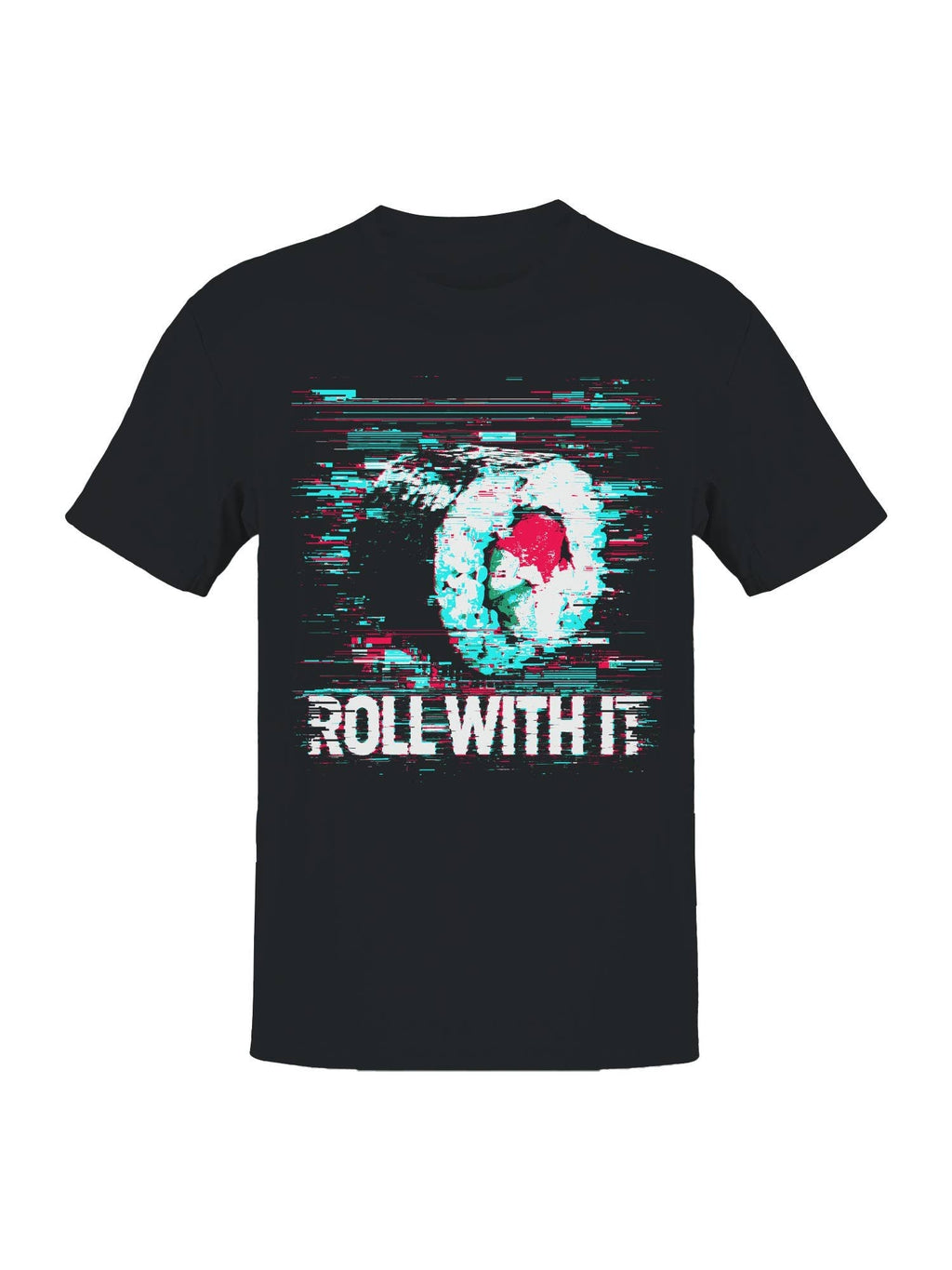 Glitch Sushi Art: Roll with It Men's - Adult & Kids T-Shirts, Sweatshirts & Hoodies apparel design preview 1