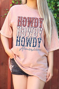 Howdy America Oversize Mineral Graphic - Adult & Kids T-Shirts, Sweatshirts & Hoodies apparel design preview 1