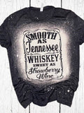 Bleached Smooth As Tennessee Whiskey Classic Style - Adult & Kids T-Shirts, Sweatshirts & Hoodies apparel design preview 1