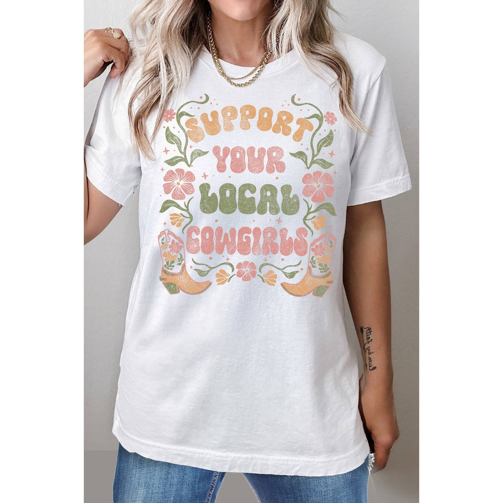 Support Cowgirls - Adult & Kids T-Shirts, Sweatshirts & Hoodies apparel design preview 1