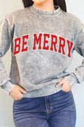 Be Merry Puff Mineral Graphic Brushed - Adult & Kids T-Shirts, Sweatshirts & Hoodies apparel design preview 1