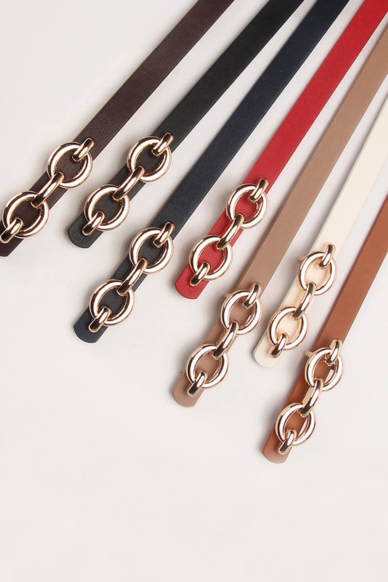 0210 Double Chain Buckle Fashion Belt SI-29485 - Adult & Kids T-Shirts, Sweatshirts & Hoodies apparel design preview 1
