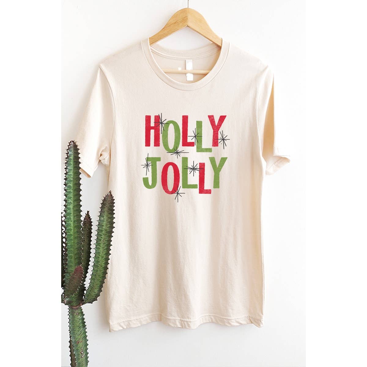 Holly Jolly Vintage Graphic - Adult & Kids T-Shirts, Sweatshirts & Hoodies apparel design preview 1
