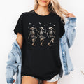 Dancing Cowboy Skeletons, Halloween Bats, - Adult & Kids T-Shirts, Sweatshirts & Hoodies apparel design preview 1