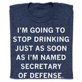 Secretary of Defense Drinking - Adult & Kids T-Shirts, Sweatshirts & Hoodies apparel design preview 1
