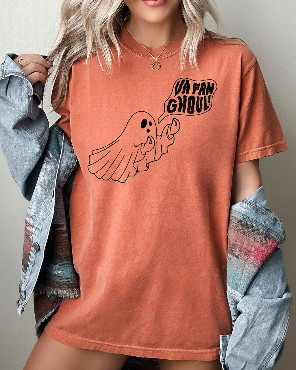 Va Fan Ghoul, Skeleton, Spooky, Ghost, Halloween - Adult & Kids T-Shirts, Sweatshirts & Hoodies apparel design preview 1