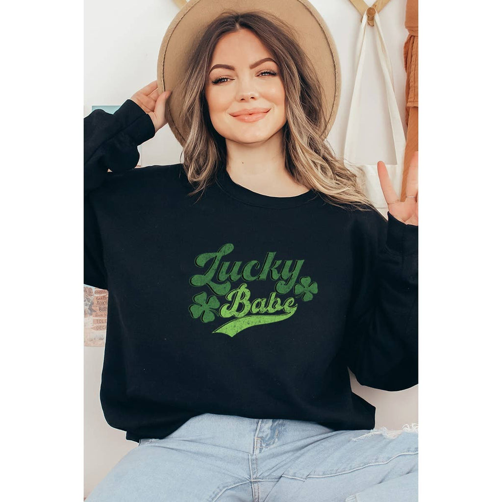 Lucky Babe Graphic - Adult & Kids T-Shirts, Sweatshirts & Hoodies apparel design preview 1
