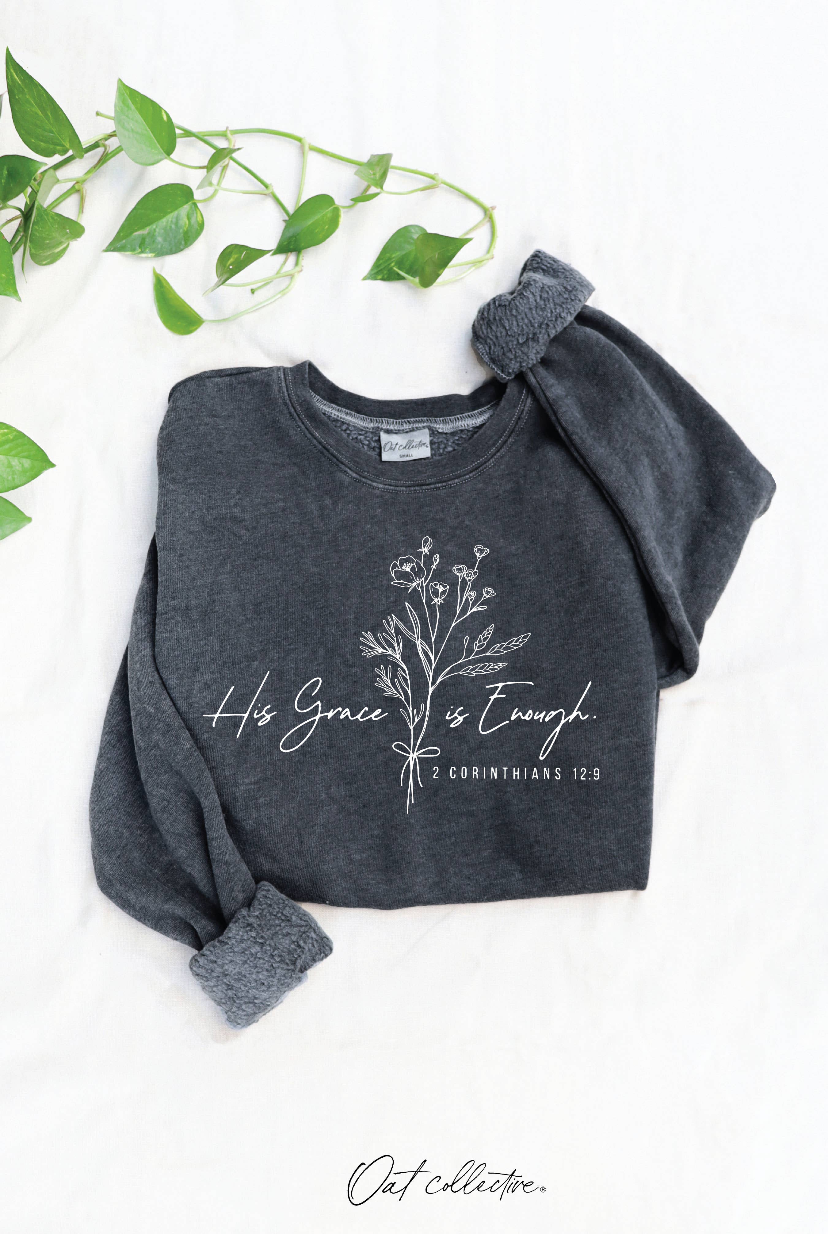 His Grace Is Enough Mineral Graphic - Adult & Kids T-Shirts, Sweatshirts & Hoodies apparel design preview 1