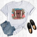 Leopard America Football Lips - Adult & Kids T-Shirts, Sweatshirts & Hoodies apparel design preview 1