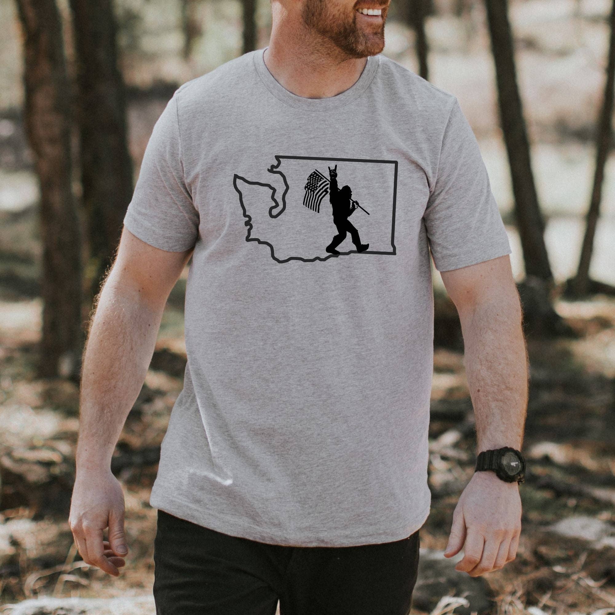 Washington Bigfoot Graphic Tee183(Dtf) - Adult & Kids T-Shirts, Sweatshirts & Hoodies apparel design preview 1