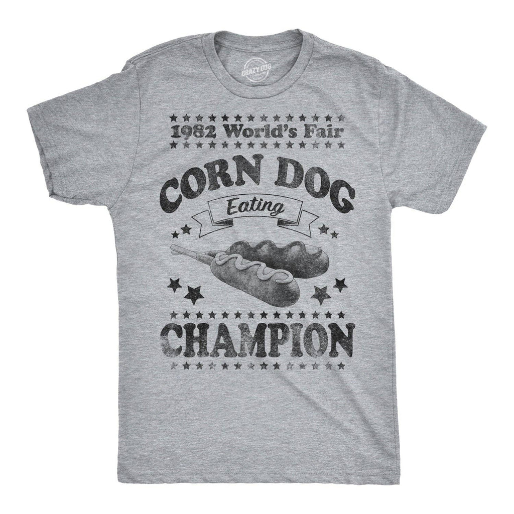Corn Dog Eating Champion 1982 Men's - Adult & Kids T-Shirts, Sweatshirts & Hoodies apparel design preview 1