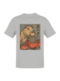 Capybara Ramen Delight Artwork Men's - Adult & Kids T-Shirts, Sweatshirts & Hoodies apparel design preview 1