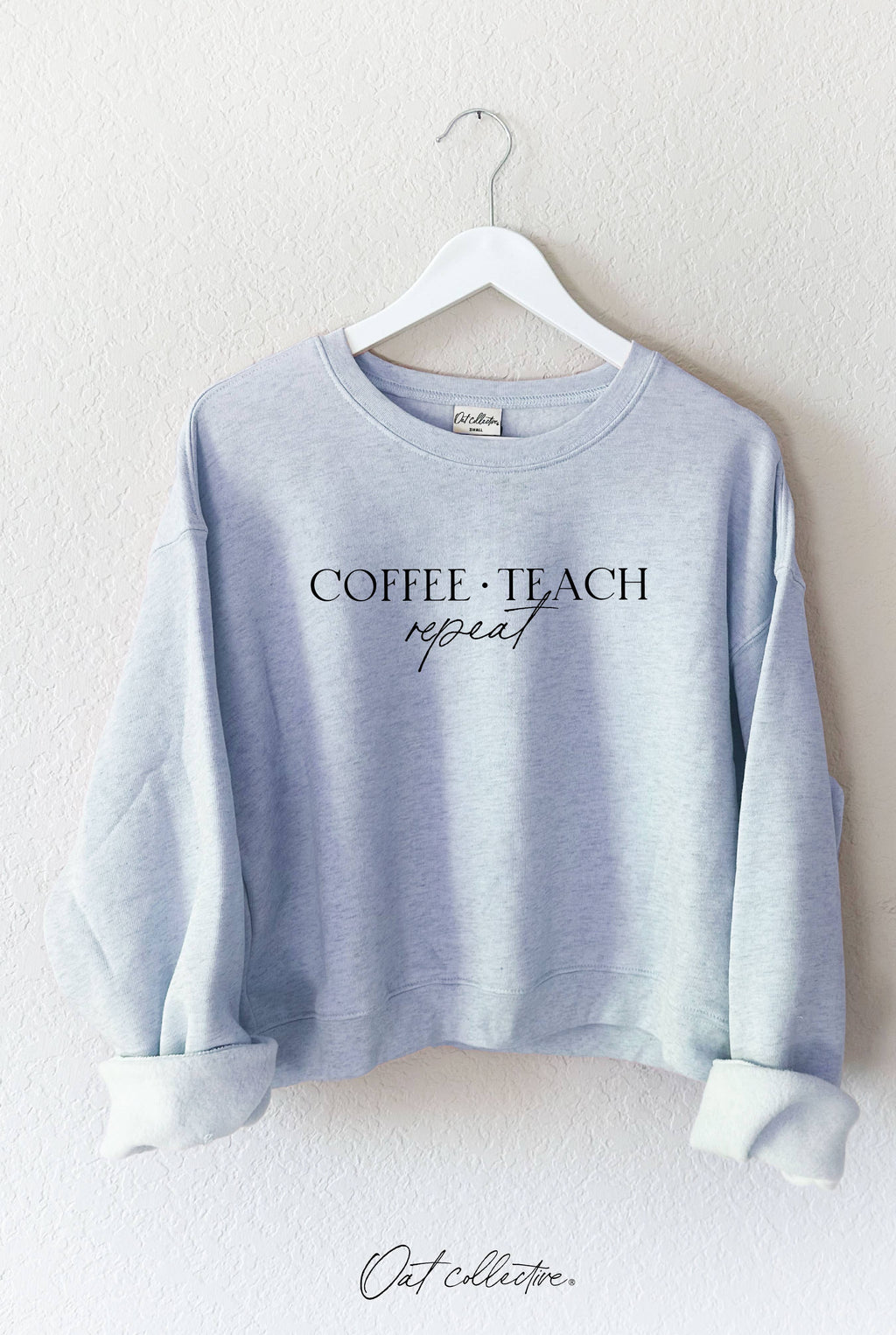 Coffee Teach Repeat Mid Graphic - Adult & Kids T-Shirts, Sweatshirts & Hoodies apparel design preview 1