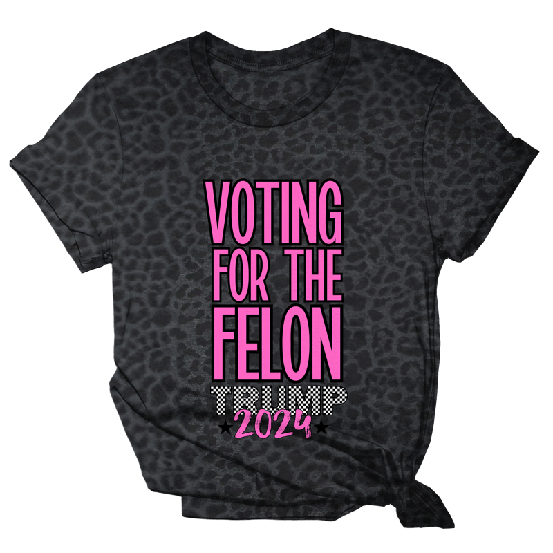 Voting For the Felon 2680 - Adult & Kids T-Shirts, Sweatshirts & Hoodies apparel design preview 1