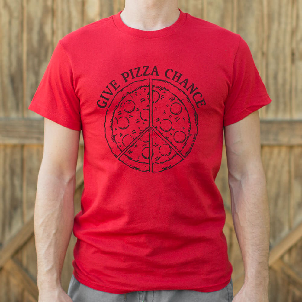 Give Pizza Chance - Adult & Kids T-Shirts, Sweatshirts & Hoodies apparel design preview 1