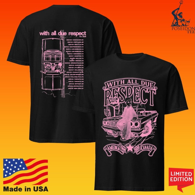 Kwn With All Due Respect Tour Music Fan - Adult & Kids T-Shirts, Sweatshirts & Hoodies apparel design preview 1