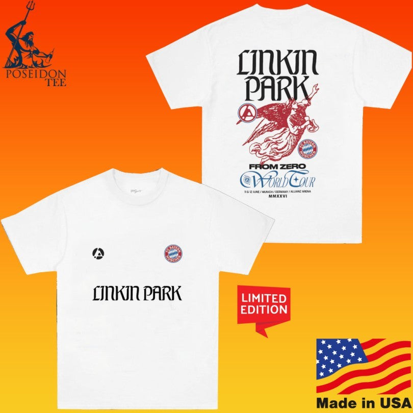 Linkin Park Lp X Fc Bayern München From Zero World - Adult & Kids T-Shirts, Sweatshirts & Hoodies apparel design preview 1
