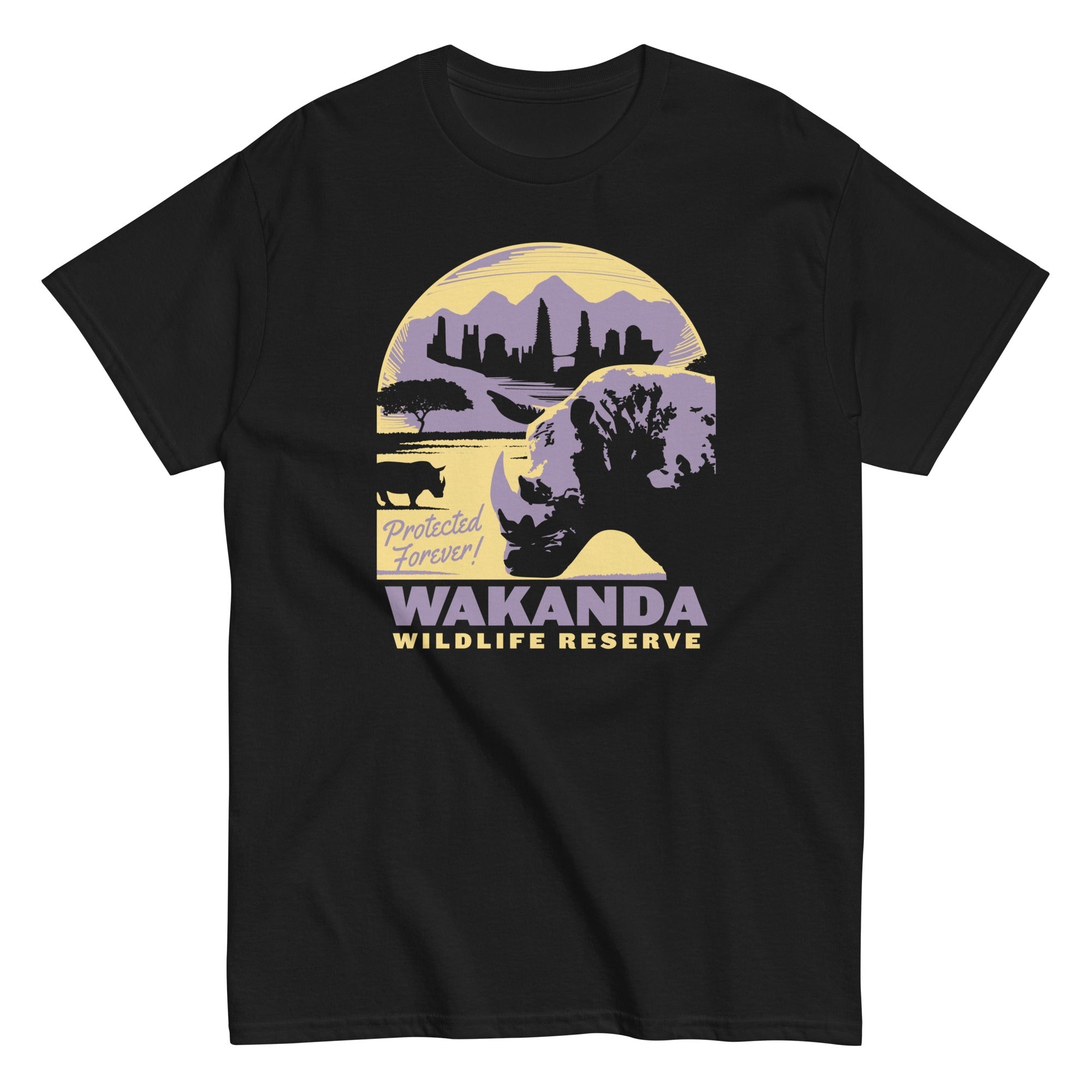 Wakanda Wildlife Reserve Men's Classic - Adult & Kids T-Shirts, Sweatshirts & Hoodies apparel design preview 1