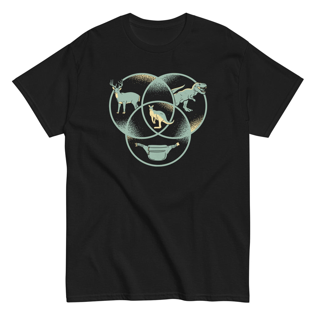 Kangaroo Venn Diagram Men's Classic - Adult & Kids T-Shirts, Sweatshirts & Hoodies apparel design preview 1