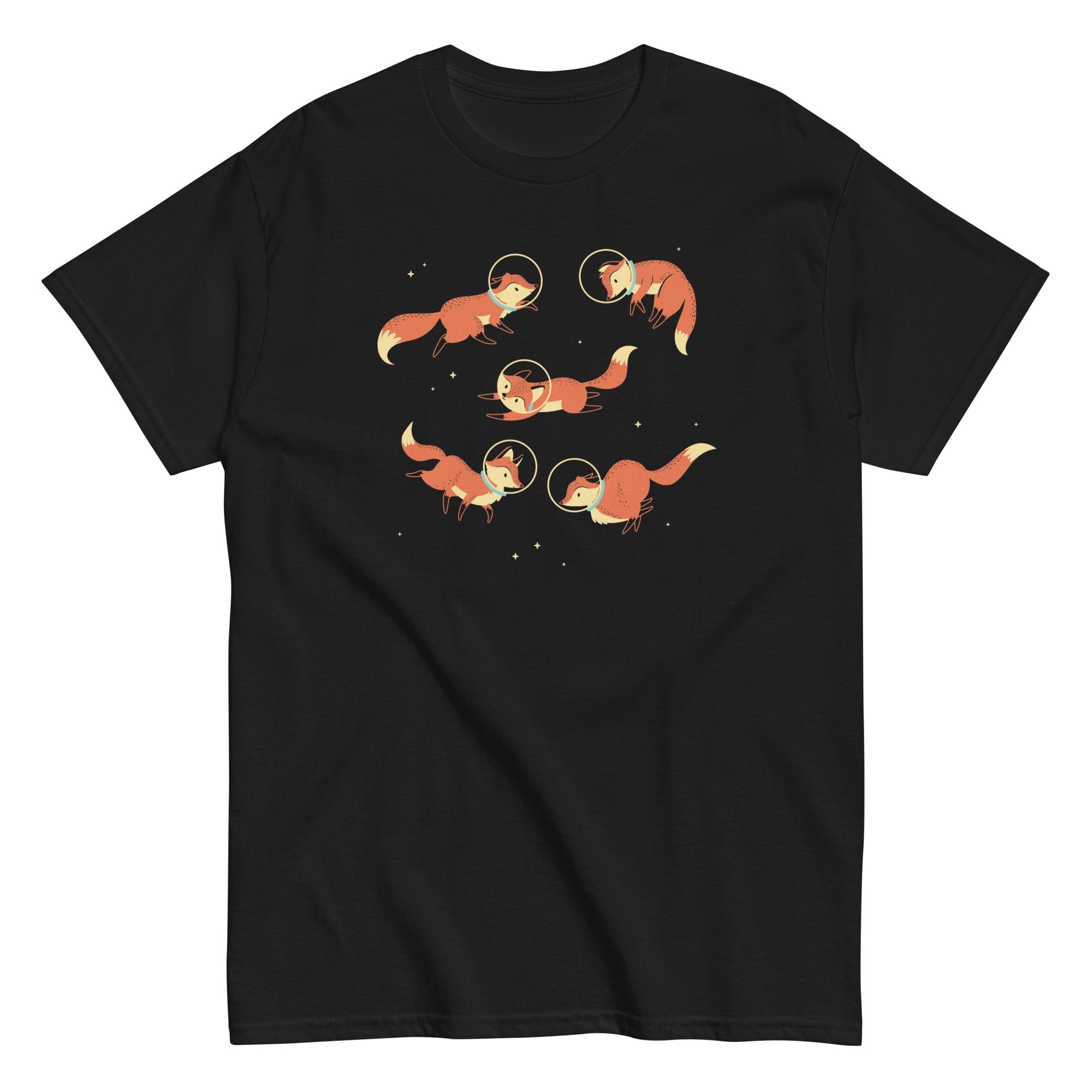 Foxes In Space Men's Classic - Adult & Kids T-Shirts, Sweatshirts & Hoodies apparel design preview 1
