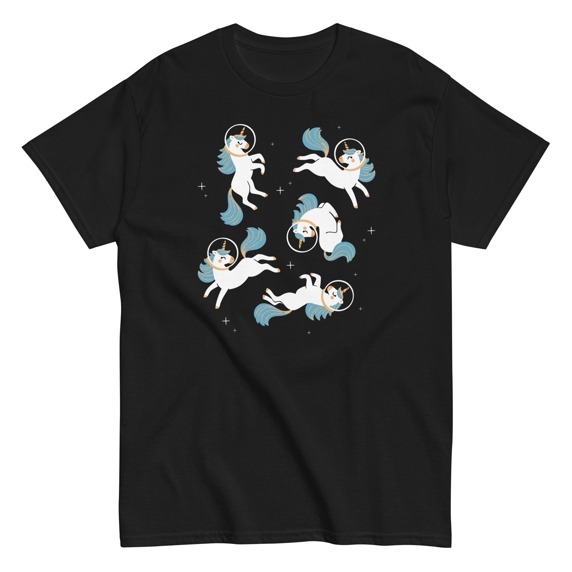 Unicorns In Space Men's Classic - Adult & Kids T-Shirts, Sweatshirts & Hoodies apparel design preview 1