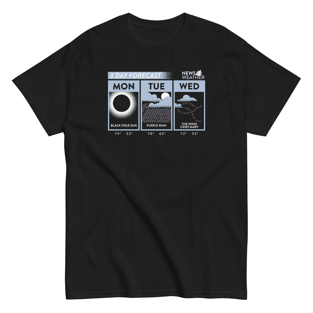 3 Day Forecast Men's Classic - Adult & Kids T-Shirts, Sweatshirts & Hoodies apparel design preview 1