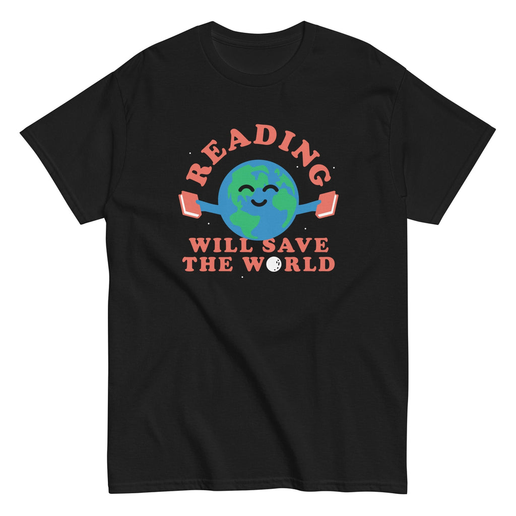Reading Will Save The World Men's Classic - Adult & Kids T-Shirts, Sweatshirts & Hoodies apparel design preview 1