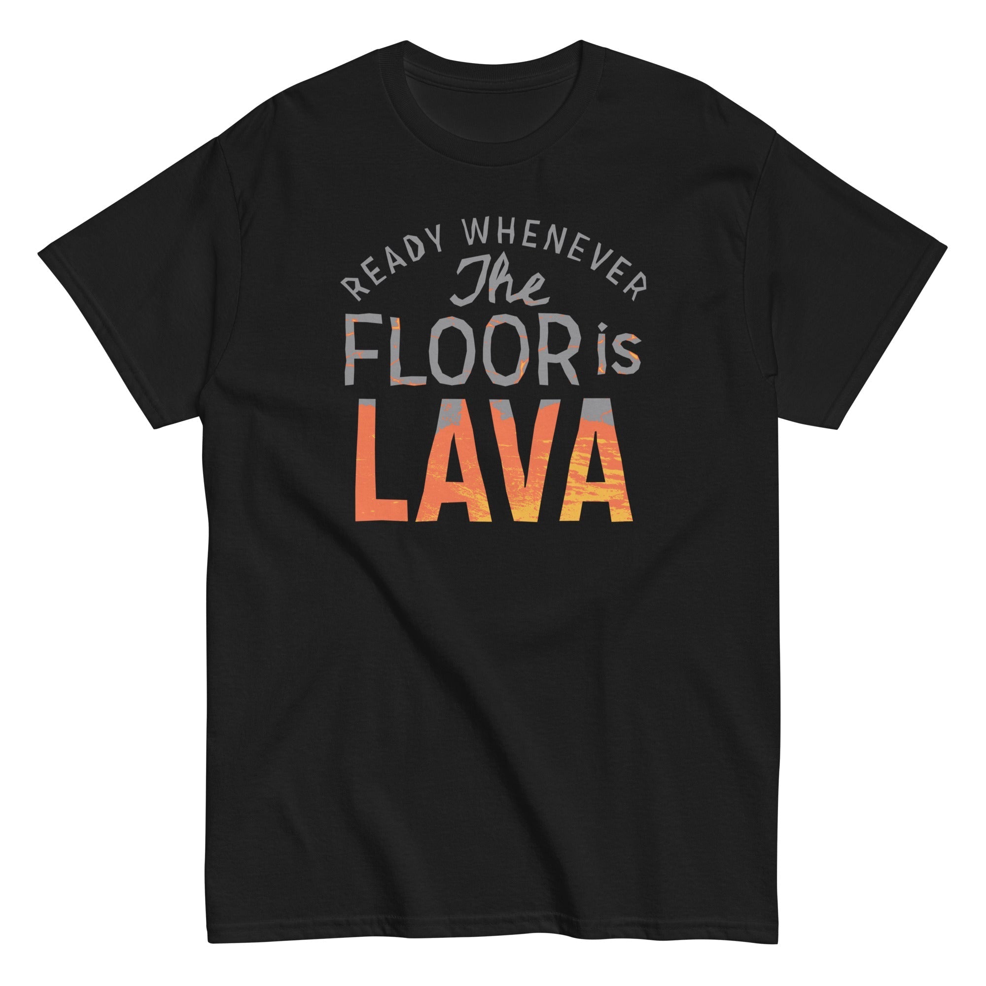 The Floor Is Lava Men's Classic - Adult & Kids T-Shirts, Sweatshirts & Hoodies apparel design preview 1