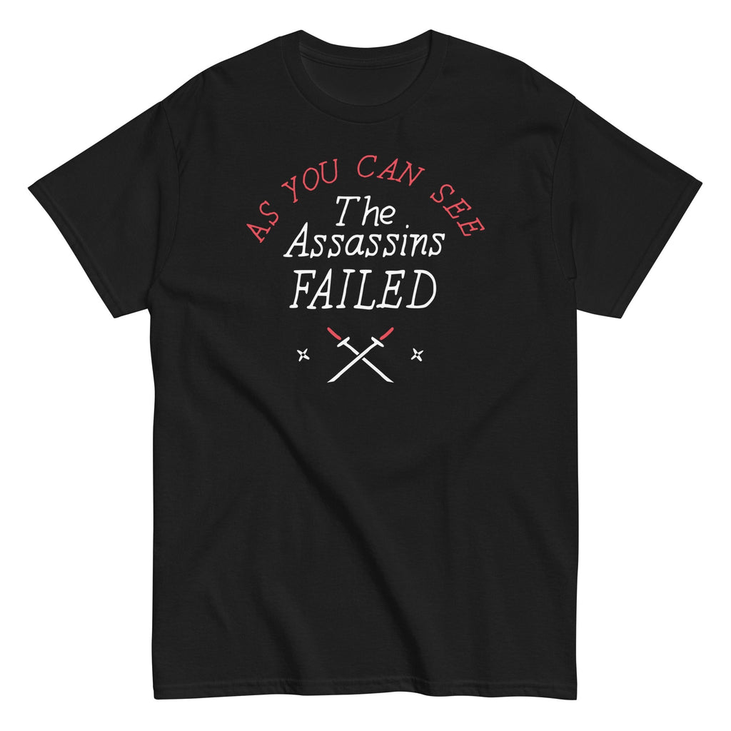 The Assassins Failed Men's Classic - Adult & Kids T-Shirts, Sweatshirts & Hoodies apparel design preview 1