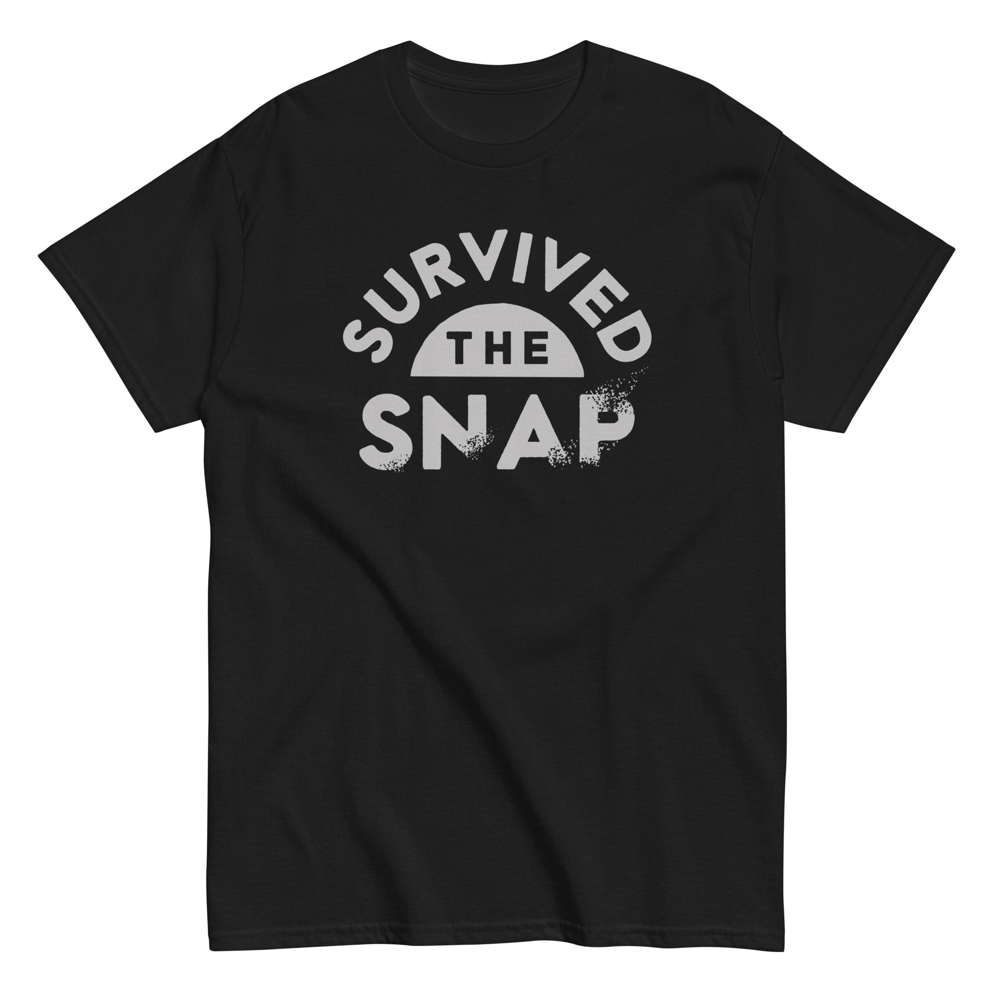 Survived The Snap Men's Classic - Adult & Kids T-Shirts, Sweatshirts & Hoodies apparel design preview 1
