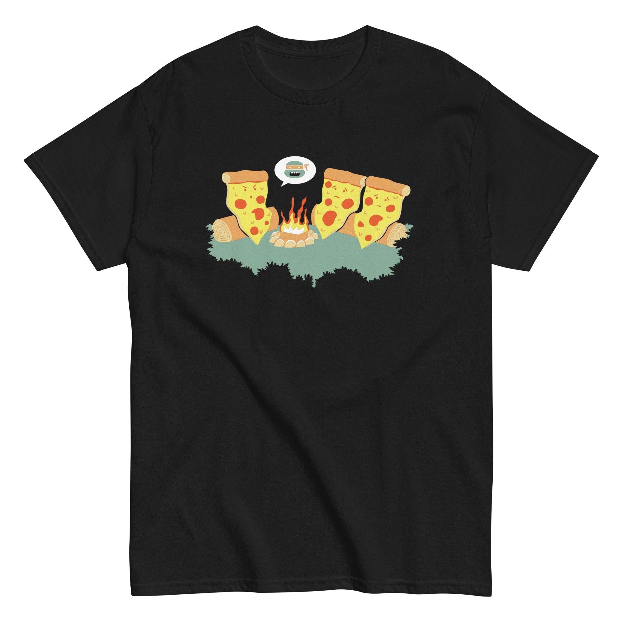 Pizza Campfire Story Men's Classic - Adult & Kids T-Shirts, Sweatshirts & Hoodies apparel design preview 1