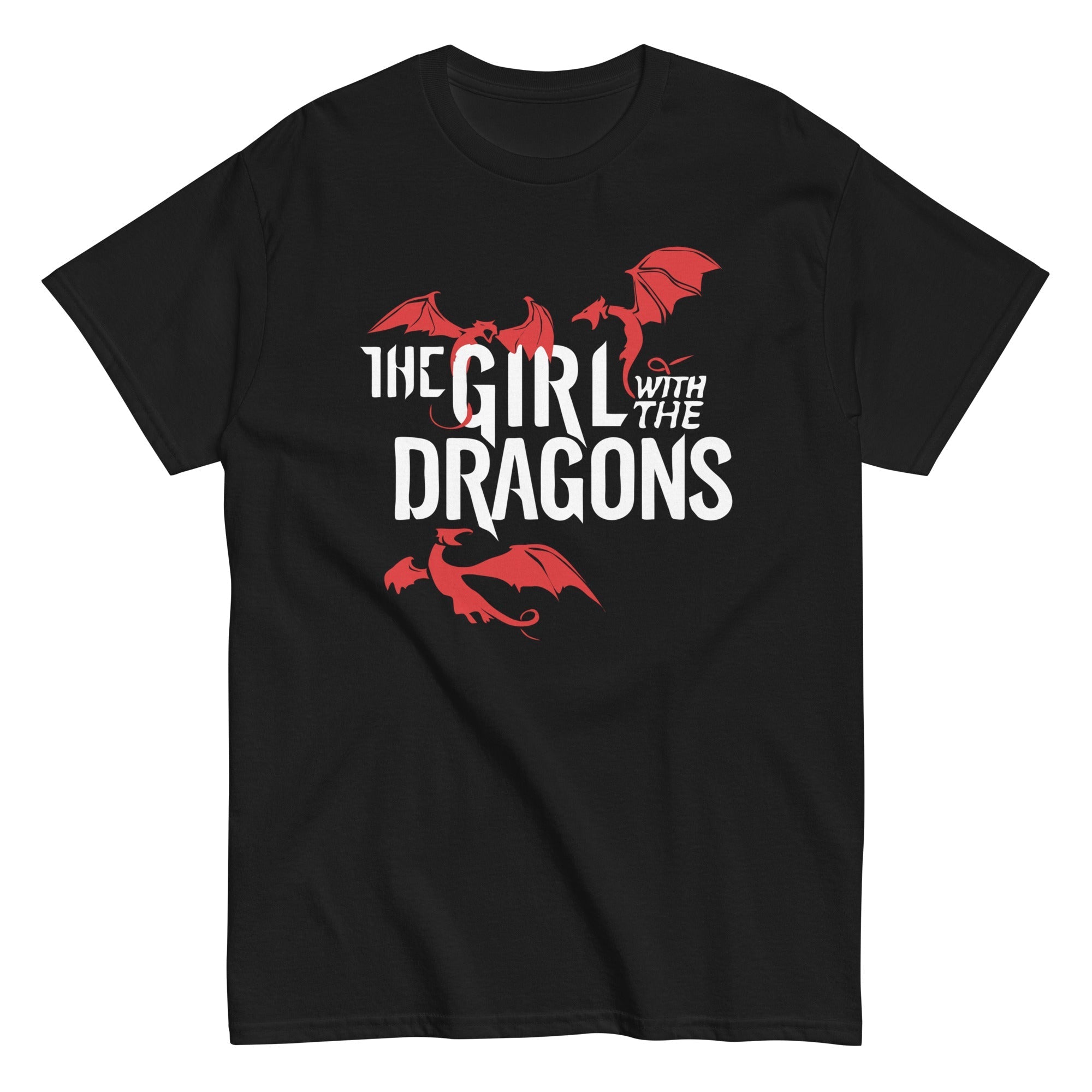 The Girl With Dragons Men's Classic - Adult & Kids T-Shirts, Sweatshirts & Hoodies apparel design preview 1