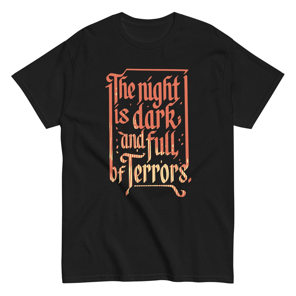 The Night Is Dark And Full Of Terrors Men's Classic - Adult & Kids T-Shirts, Sweatshirts & Hoodies apparel design preview 1
