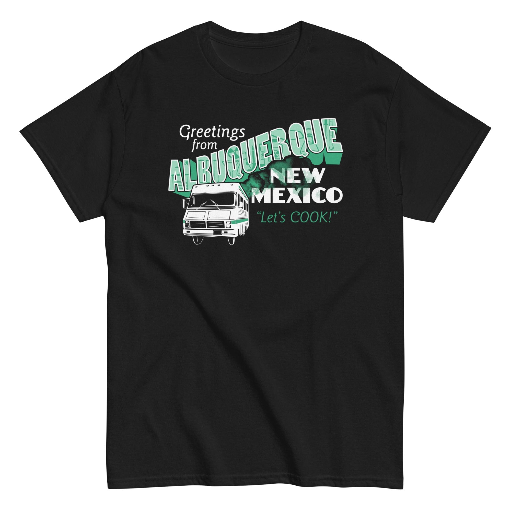Greetings From Albuquerque Men's Classic - Adult & Kids T-Shirts, Sweatshirts & Hoodies apparel design preview 1