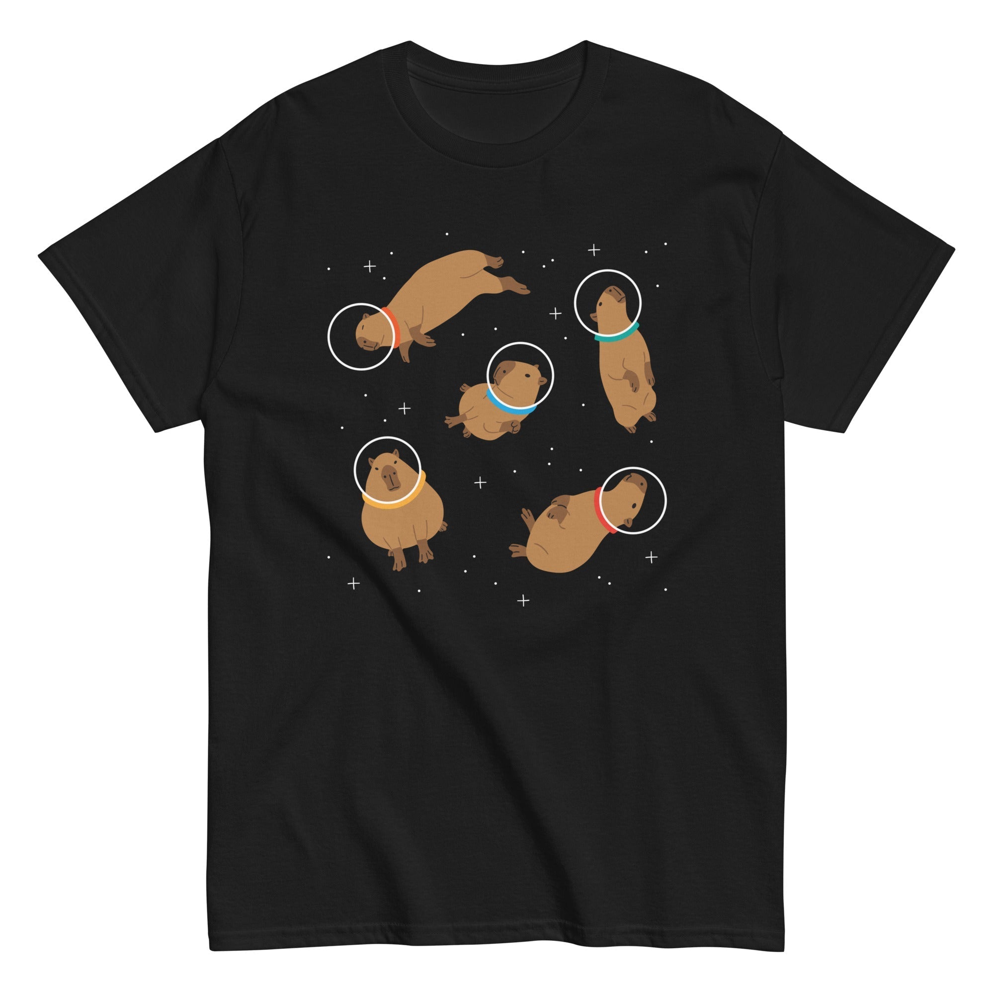 Capybaras In Space Men's Classic - Adult & Kids T-Shirts, Sweatshirts & Hoodies apparel design preview 1