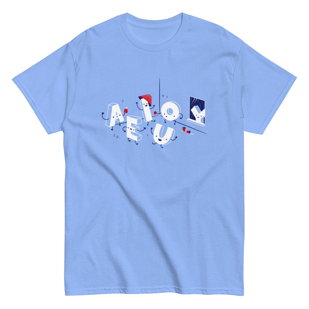 Vowel Party Time Men's Classic - Adult & Kids T-Shirts, Sweatshirts & Hoodies apparel design preview 1