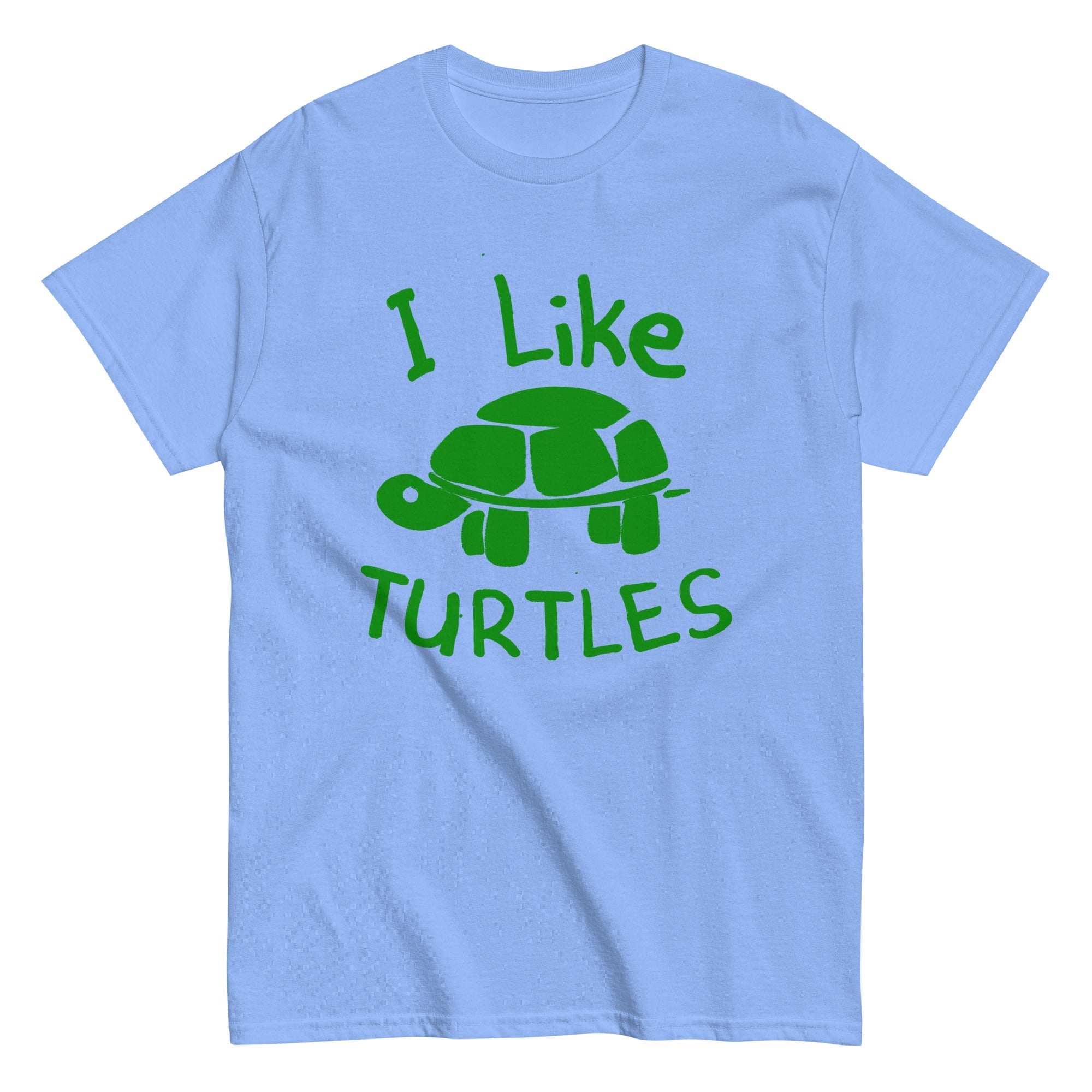 I Like Turtles Men's Classic - Adult & Kids T-Shirts, Sweatshirts & Hoodies apparel design preview 1
