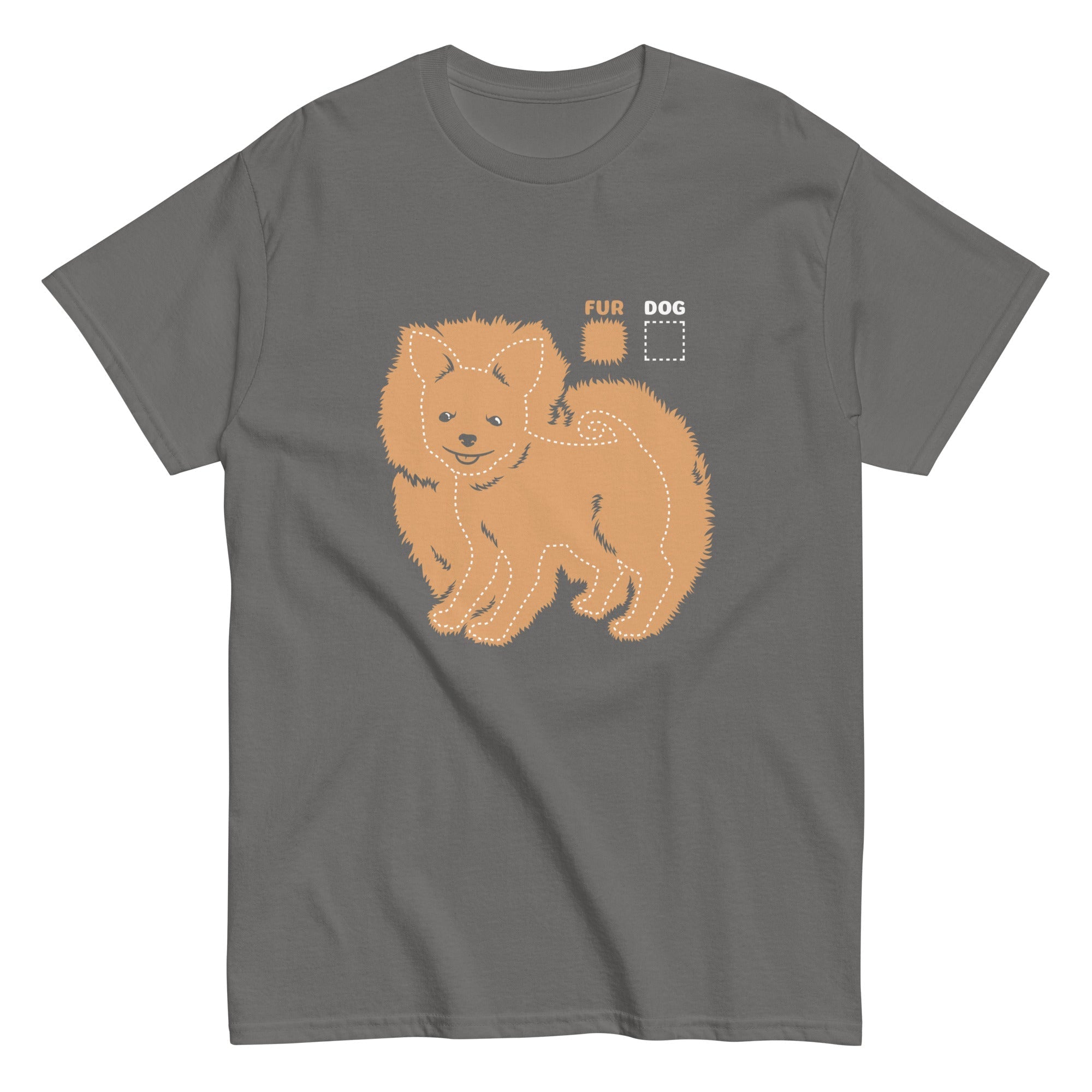 Dog vs Fur Pomeranian Men's Classic - Adult & Kids T-Shirts, Sweatshirts & Hoodies apparel design preview 1