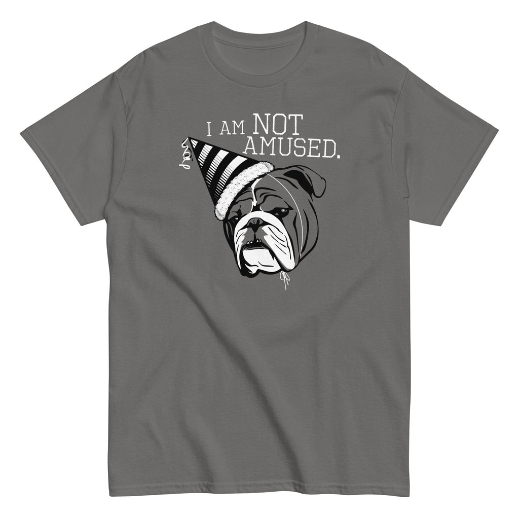 I Am Not Amused Men's Classic - Adult & Kids T-Shirts, Sweatshirts & Hoodies apparel design preview 1