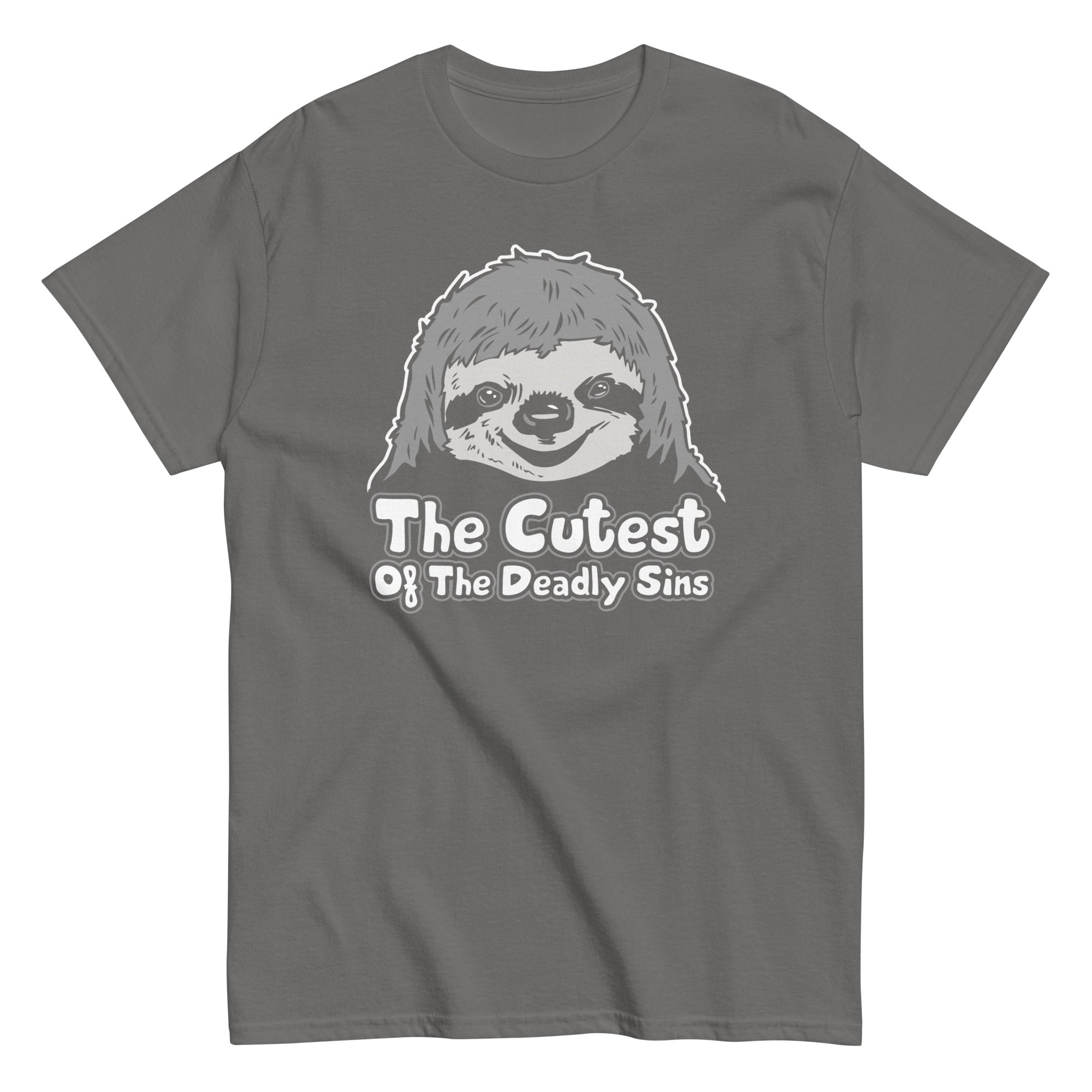 Sloth, The Cutest Of Deadly Sins Men's Classic - Adult & Kids T-Shirts, Sweatshirts & Hoodies apparel design preview 1