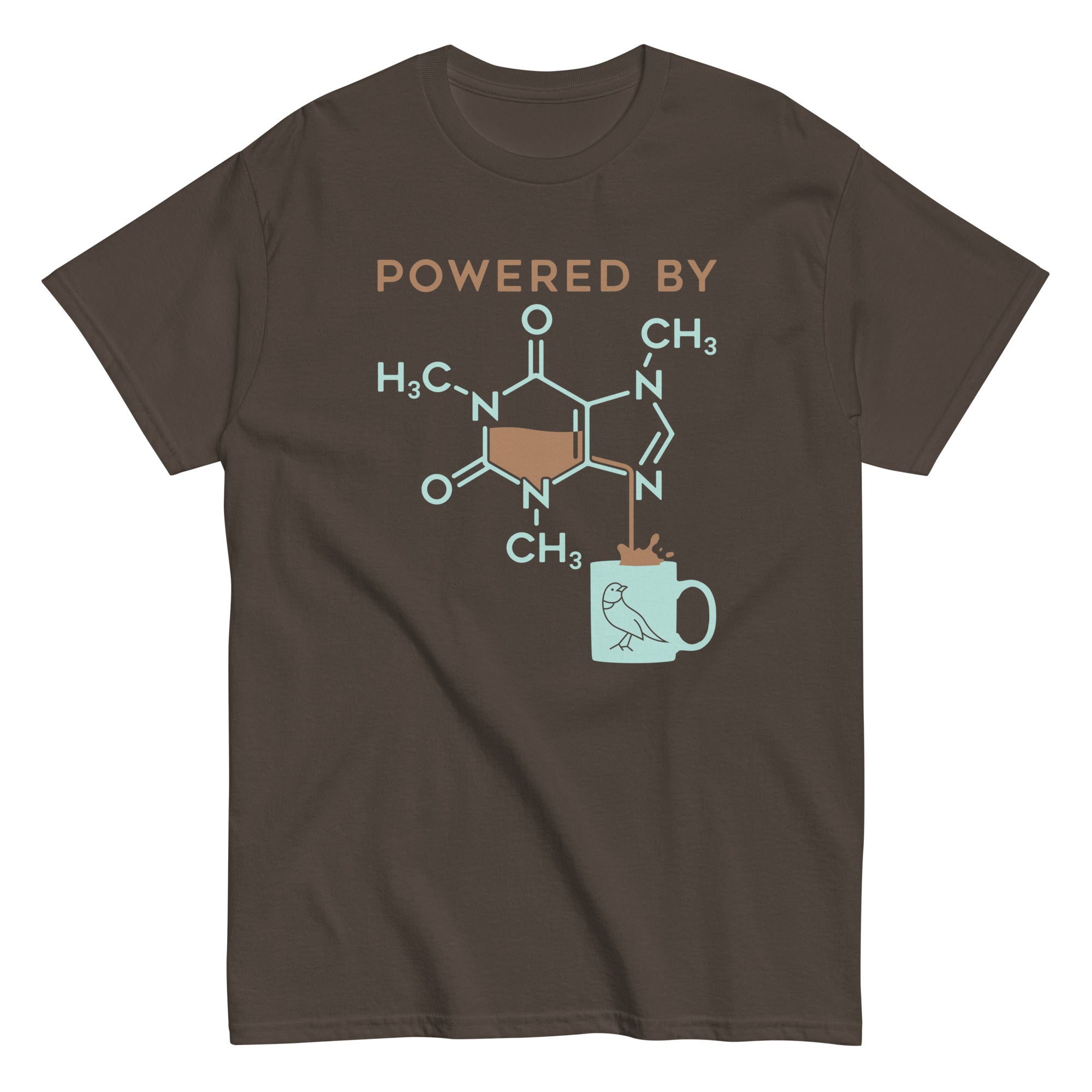 Powered By Caffeine Men's Classic - Adult & Kids T-Shirts, Sweatshirts & Hoodies apparel design preview 1