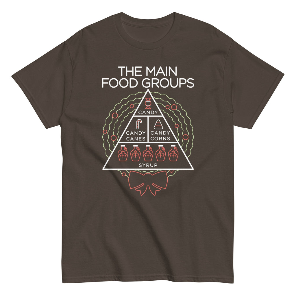 The Main Food Groups Men's Classic - Adult & Kids T-Shirts, Sweatshirts & Hoodies apparel design preview 1