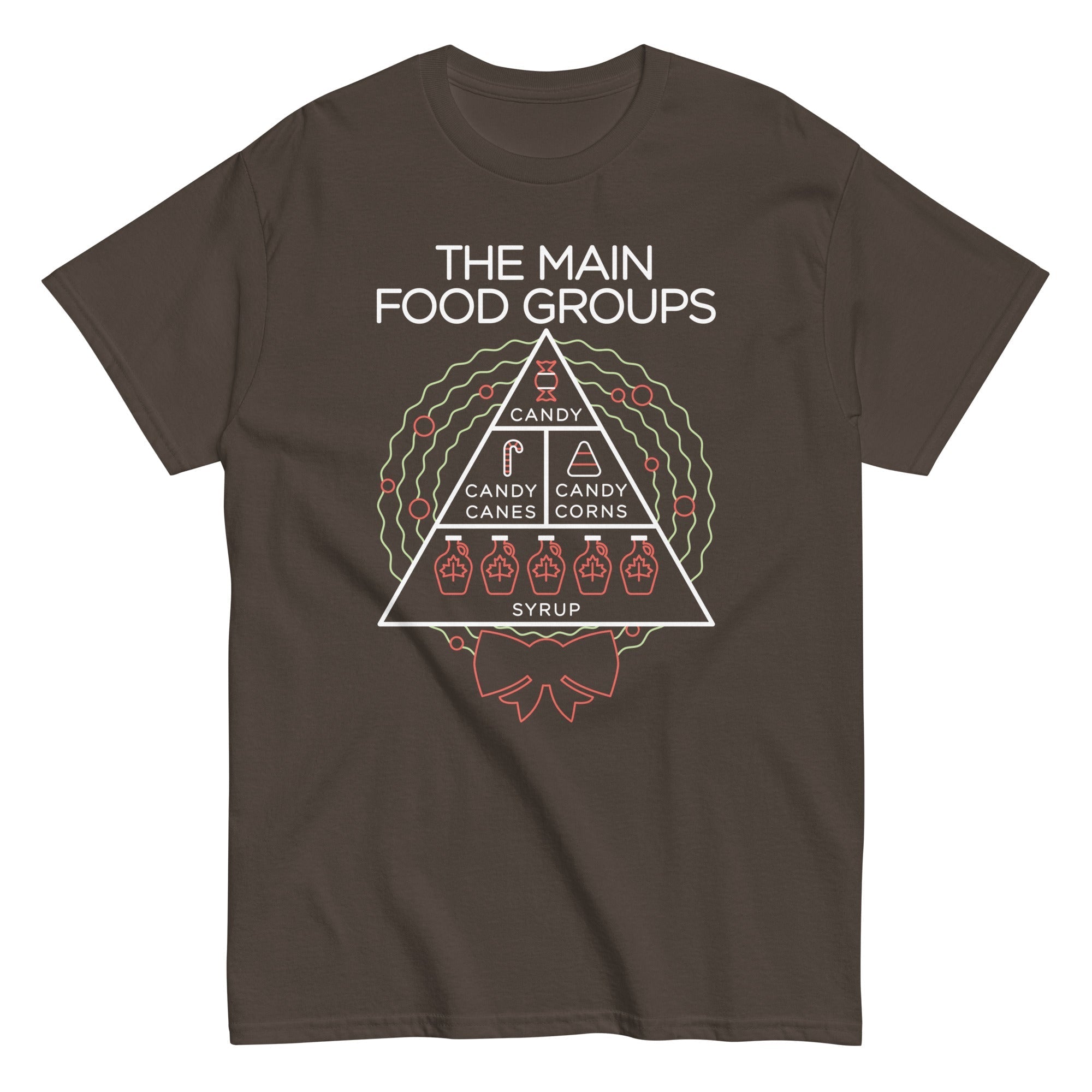 The Main Food Groups Men's Classic - Adult & Kids T-Shirts, Sweatshirts & Hoodies apparel design preview 1