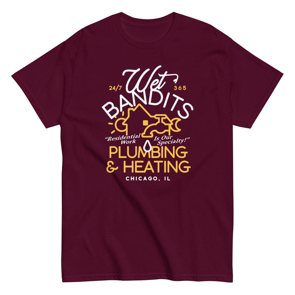 Wet Bandits Plumbing Heating Men's Classic - Adult & Kids T-Shirts, Sweatshirts & Hoodies apparel design preview 1
